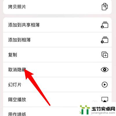 苹果手机怎么打开隐藏相册