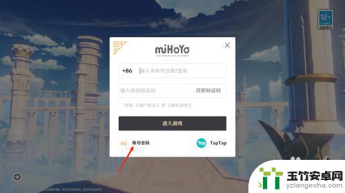 原神账号登录密码怎么设