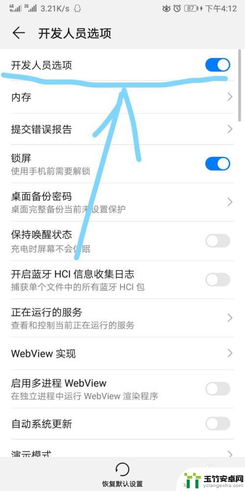 手机设置开发者模式怎样关掉