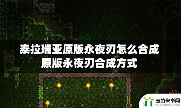 泰拉瑞亚永夜刃可以合成什么剑