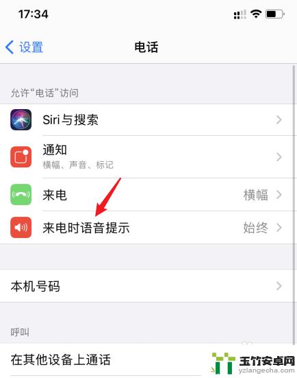 如何关闭苹果手机来电名字语音功能