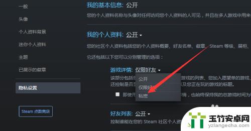 steam怎么让好友看不到我在玩什么