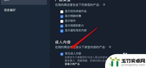 steam偏好设置成人内容