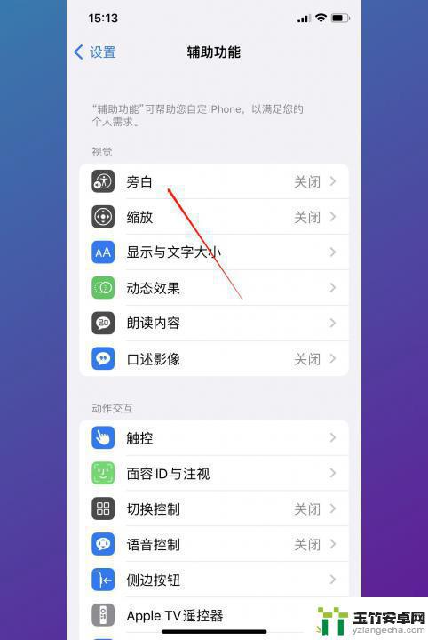 手机的盲人模式怎么关闭